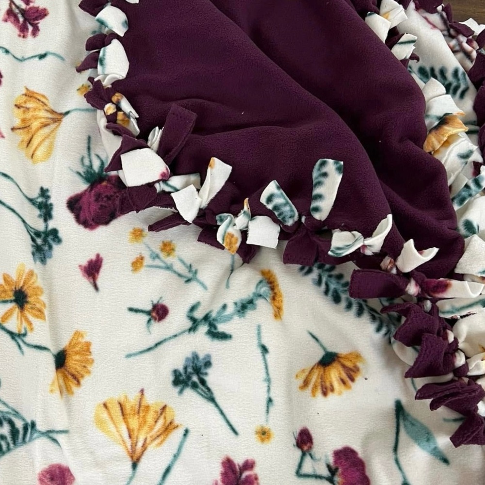 Flower Fleece Blanket